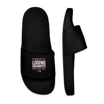Crohn's disease, Crohn's disease, Ibd-krieger - Men’s Pool Sliders - black - Front