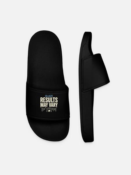 Kiln Pottery Pottery Artist Clay Gift - Men’s Pool Sliders - black