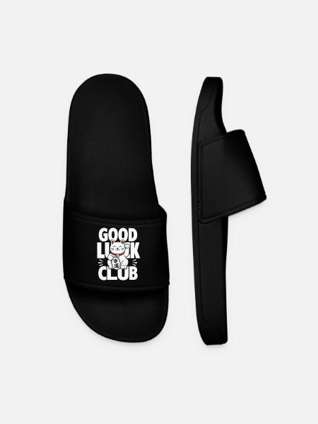Good Luck Club Lucky Cat - Männer Badelatschen - Schwarz