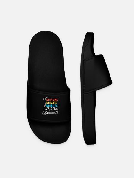 Trottinette Roller - Claquettes Homme - noir
