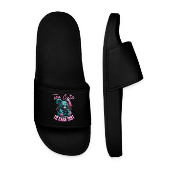 Pastel Goth Soft Goth Gaming Gamer - Claquettes Homme - noir - Devant