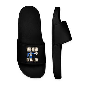 Garage Detailer Car Detailing Car Detailer - Men’s Pool Sliders - black - Front
