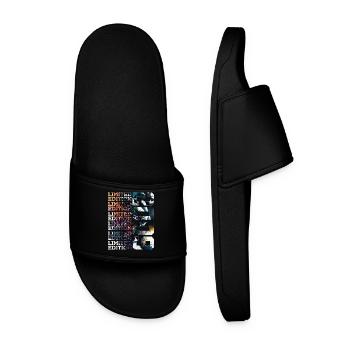 SPACE 17 YEARS 2009 ASTRONAUT 17TH BIRTHDAY - Men’s Pool Sliders - black - Front
