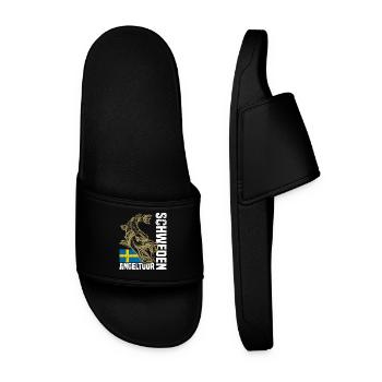 Sweden Fishing - Men’s Pool Sliders - black - Front