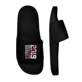 LIMITED EDITION 2019 - 7 YEARS - 7TH BIRTHDAY - Men’s Pool Sliders - black - Front