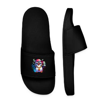 Penguin - Men’s Pool Sliders - black - Front