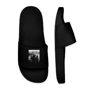 Three witches - Men’s Pool Sliders - black - Front