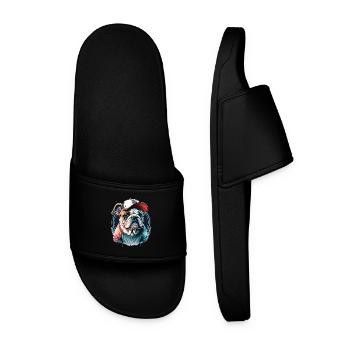 Bulldog - Claquettes Homme - noir - Devant