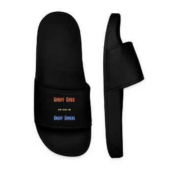 Gamerpapa Father's Day Gift - Men’s Pool Sliders - black - Front