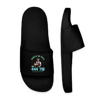 Appelez ma poule au Cat Cat Cat : C'est un oeuf ! - Claquettes Homme - noir - Devant