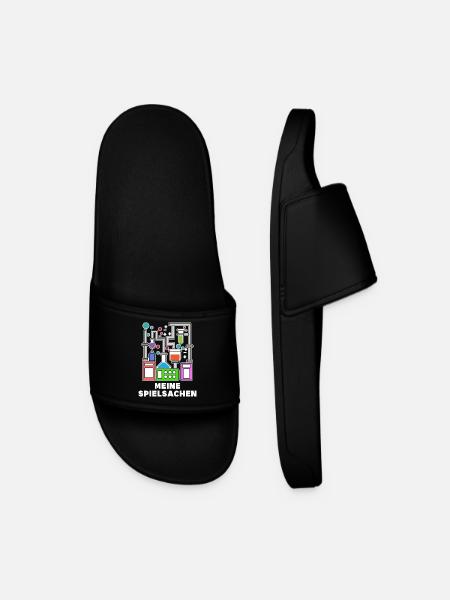 Career Statement Scientist Success Job - Men’s Pool Sliders - black