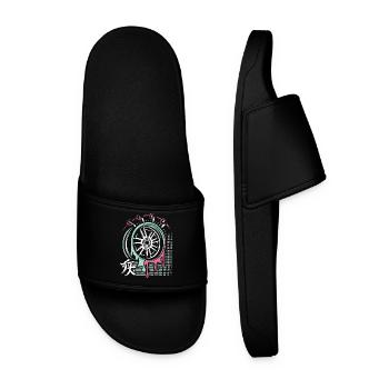 JDM Drift Rim – Tuning & Racing Art - Claquettes Homme - noir - Devant