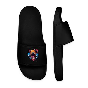 Screaming Monsters – Chaotic Energy - Men’s Pool Sliders - black - Front