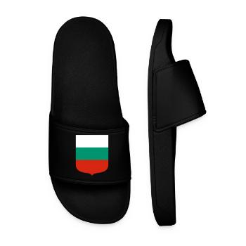 Bulgaria - Men’s Pool Sliders - black - Front