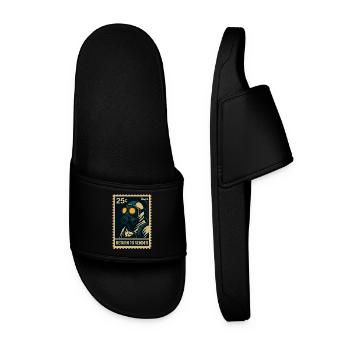 Retour à Masque à gaz émetteur - Claquettes Homme - noir - Devant