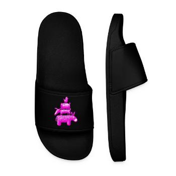 Town Musicians "Pink" - Men’s Pool Sliders - black - Front