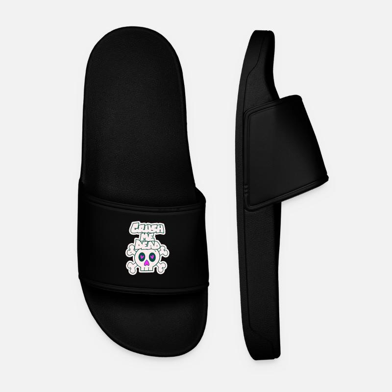 Écrase-moi - Claquettes Homme - noir