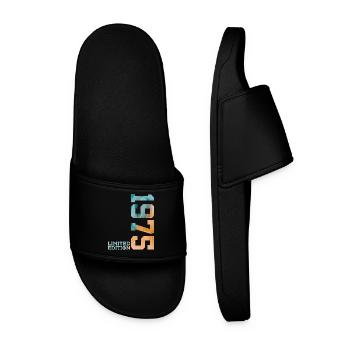 51ST BIRTHDAY LIMITED EDITION 1975 - Men’s Pool Sliders - black - Front
