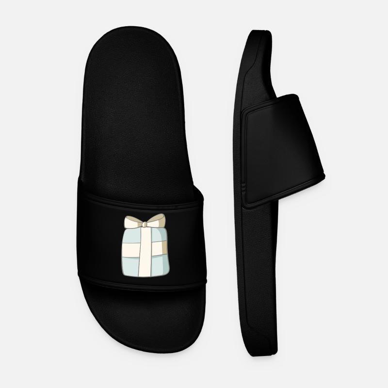 Geschenk - Männer Badelatschen - Schwarz