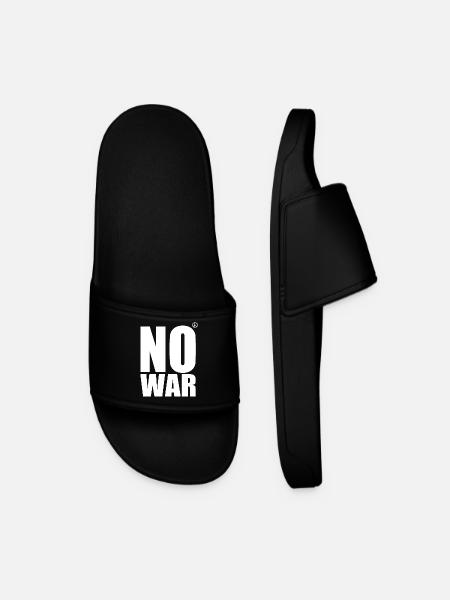 No war - Men’s Pool Sliders - black