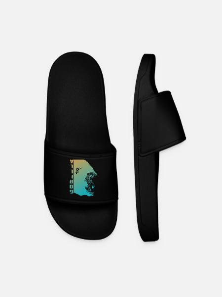 Gorilla Face - Men’s Pool Sliders - black