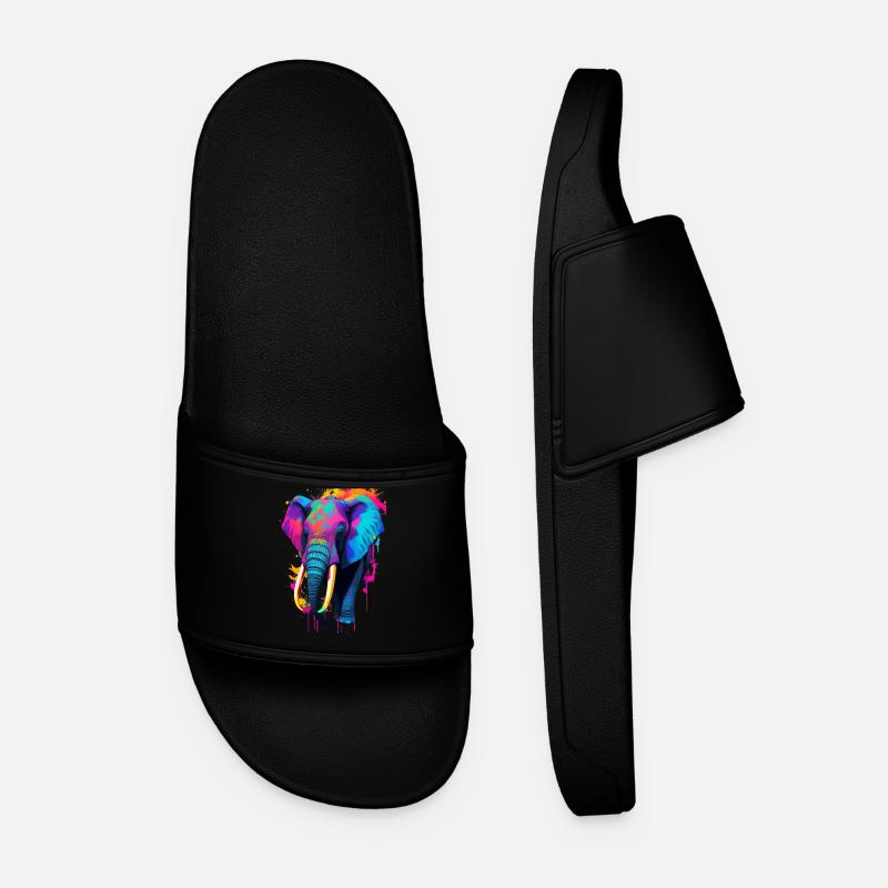 Elephant - Men’s Pool Sliders - black