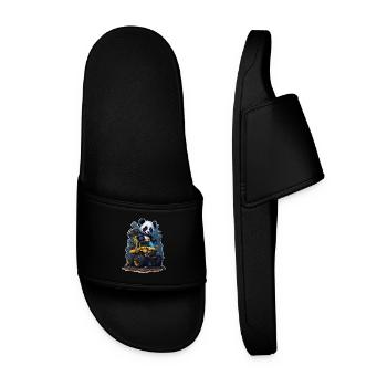 Panda Monster Truck - Claquettes Homme - noir - Devant