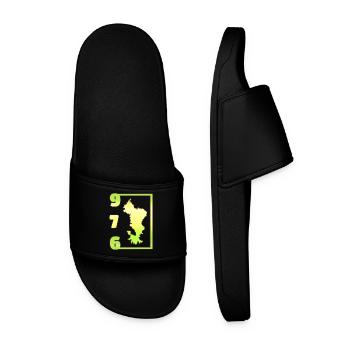 T SHIRT 976 MAYOTTE - Men’s Pool Sliders - black - Front