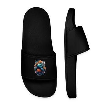 Turtle - Men’s Pool Sliders - black - Front