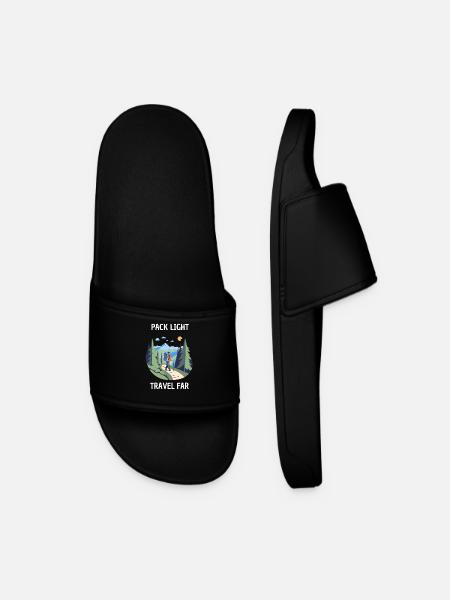 PACK LIGHT TRAVEL FAR - Men’s Pool Sliders - black