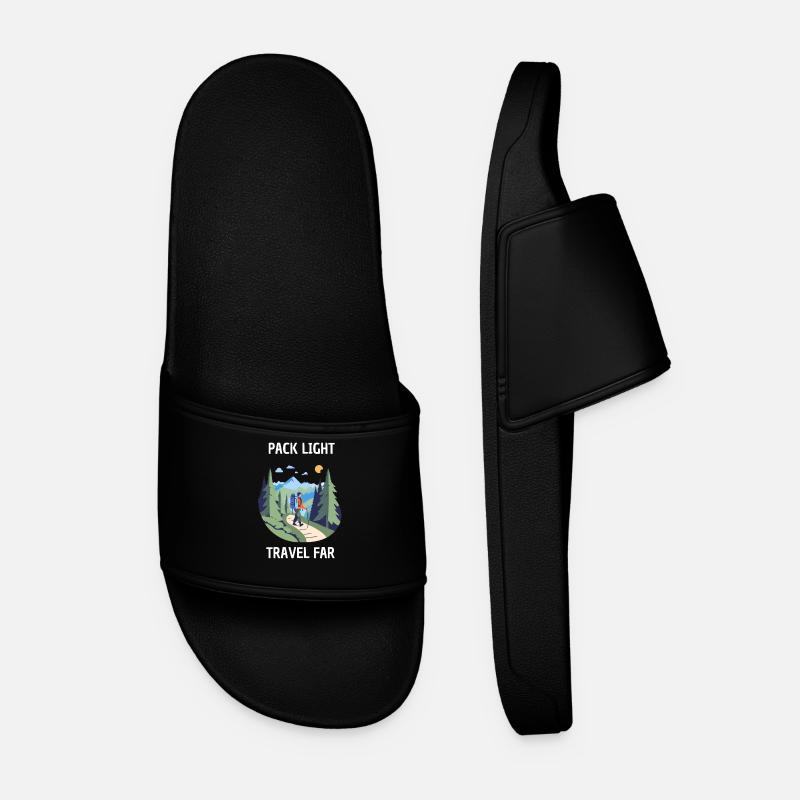PACK LIGHT TRAVEL FAR - Men’s Pool Sliders - black