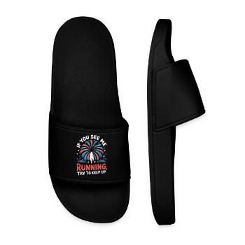 Pyrotechnics Fireworks Pyrotechnics - Men’s Pool Sliders - black - Front