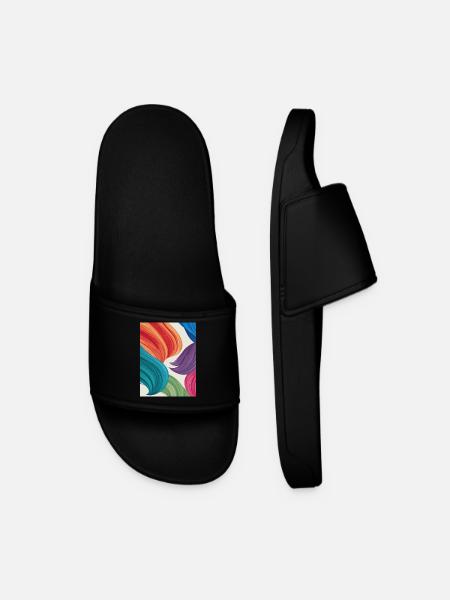 Feather-light colours - Men’s Pool Sliders - black