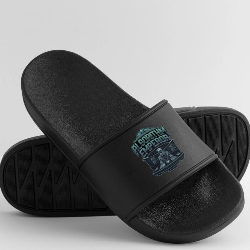 Algorithm Emperor Cyber King Tech Artwork Men’s Pool Sliders
