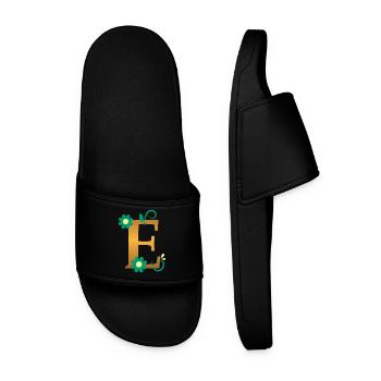 E - Men’s Pool Sliders - black - Front