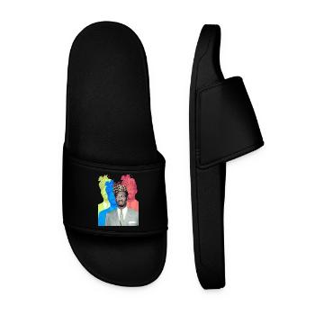 Patrice Lumumba - Claquettes Homme - noir - Devant