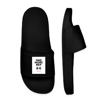 Gym Motivation Une conception de représentation de plus - Claquettes Homme - noir - Devant