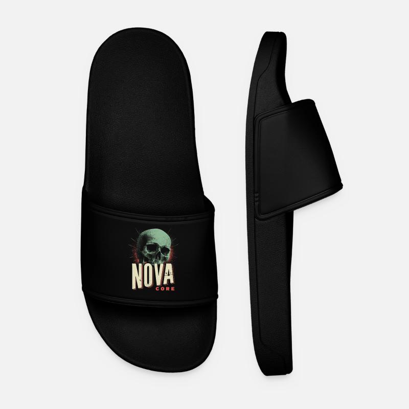 Nova Core Skull - Men’s Pool Sliders - black