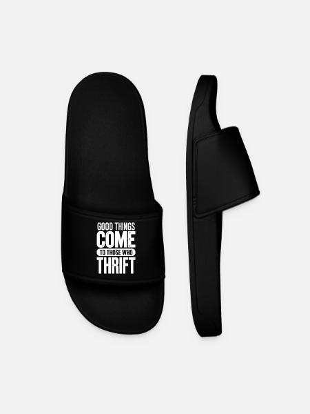 Choses D’Occasion Chic - Claquettes Homme - noir