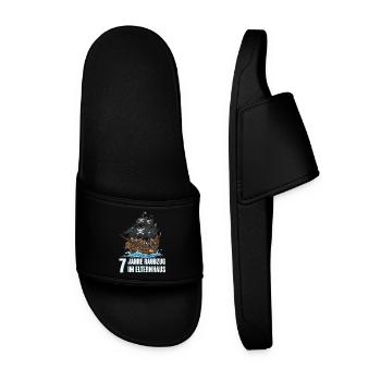 7e anniversaire des Pirates - Claquettes Homme - noir - Devant