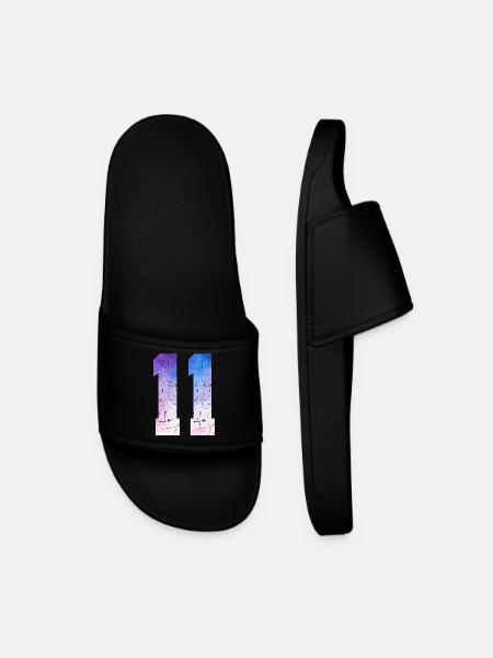 Issue 11 – 11th Anniversary Gift - Men’s Pool Sliders - black