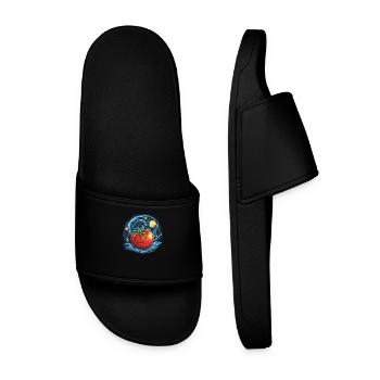 Tomate style nuit étoilée - Claquettes Homme - noir - Devant