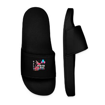Anniversaire serpent - Claquettes Homme - noir - Devant