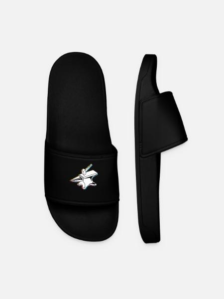 Anvil blacksmithing - Men’s Pool Sliders - black