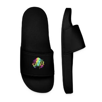 Cocker Spaniel - Claquettes Homme - noir - Devant