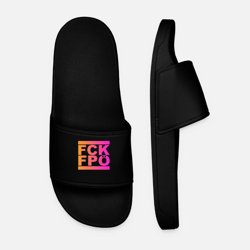FCK FPÖ - Men’s Pool Sliders - black