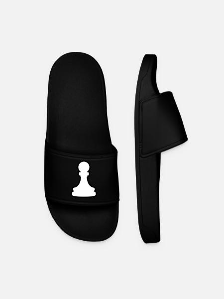 White Bauer Figure - Claquettes Homme - noir