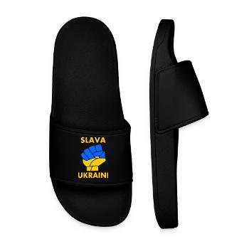 Slava ukraini - Men’s Pool Sliders - black - Front