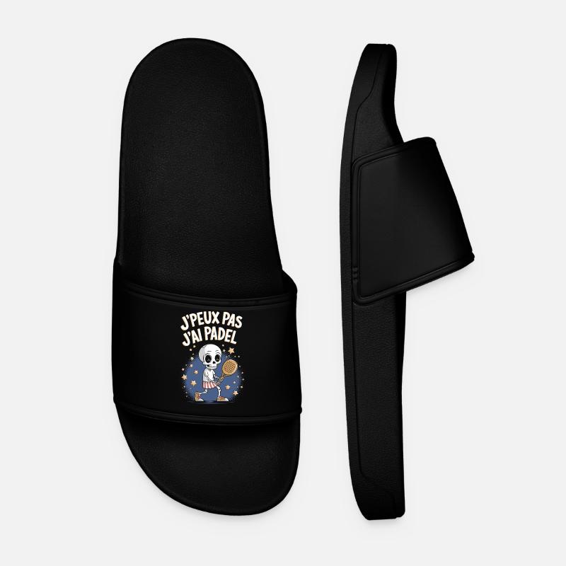 J'peux pas j'ai Padel - Claquettes Homme - noir