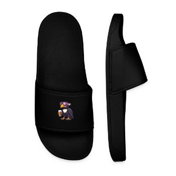 Harpy Bird Après Ski Beer Comic - Men’s Pool Sliders - black - Front